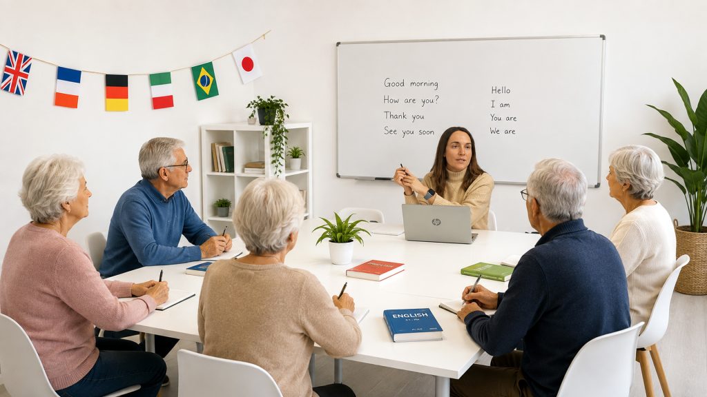 Aprender nunca pasa de moda. Una amplia oferta de francés e inglés para avanzar desde tu nivel, ganar confianza y disfrutar de la comunicación en un ambiente cercano y participativo.
