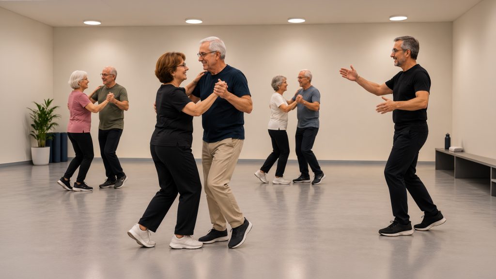 Una actividad para disfrutar del baile, trabajar la coordinación y compartir la música en un ambiente cercano y participativo.