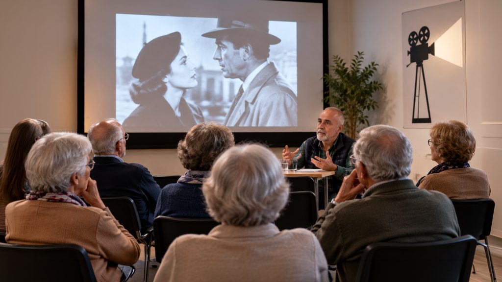 Un espacio para disfrutar del cine en francés, ampliar la comprensión del idioma y compartir ideas sobre las historias, los personajes y el contexto de cada obra.